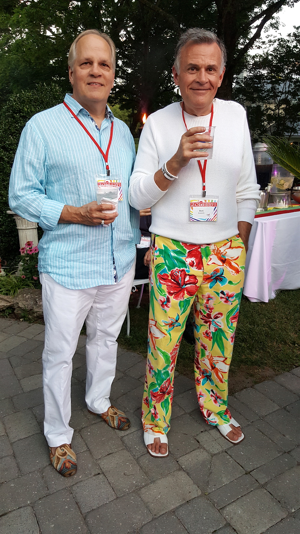 Jim Harness, left, and Ricky Kennedy.