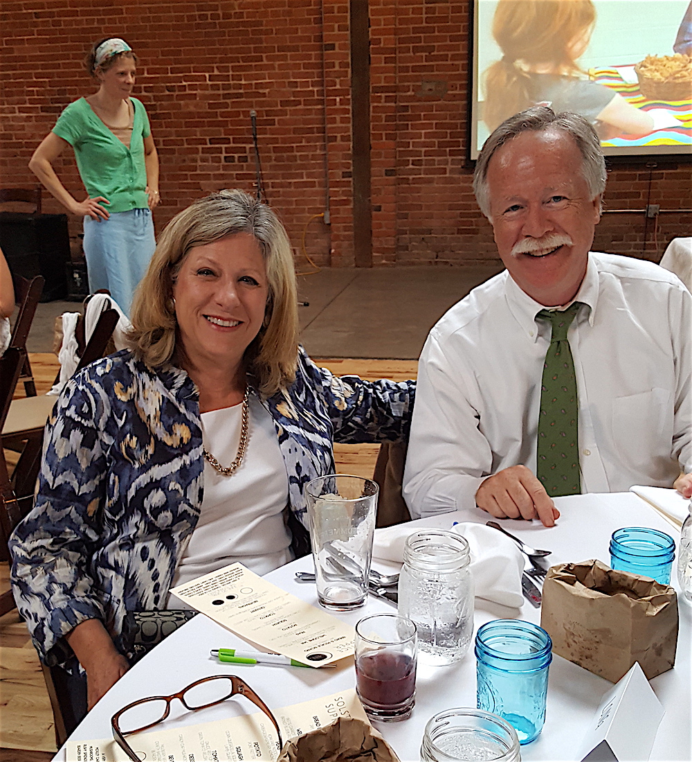 Susan and David Long. She's with the Community Action Committee.