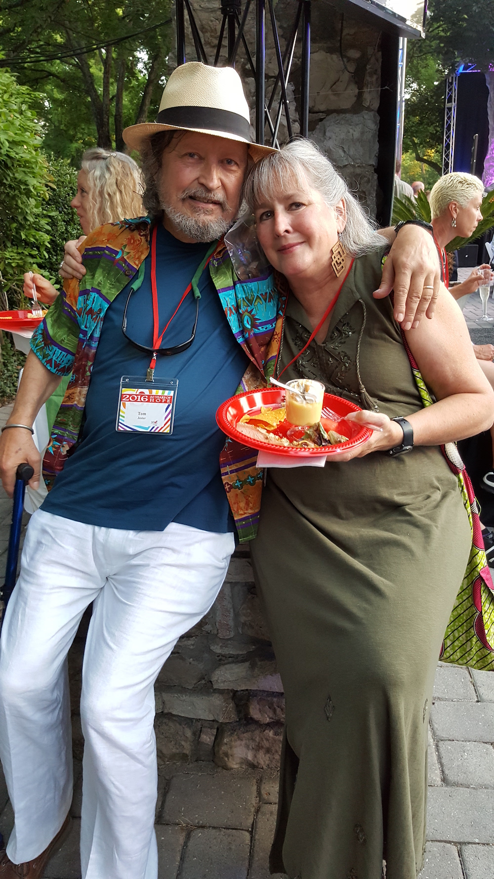 Tom Jester and Jenny Hines.