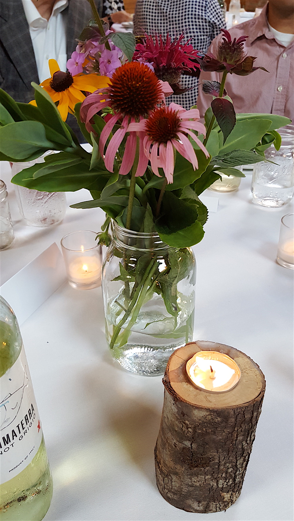 Loved the centerpieces.
