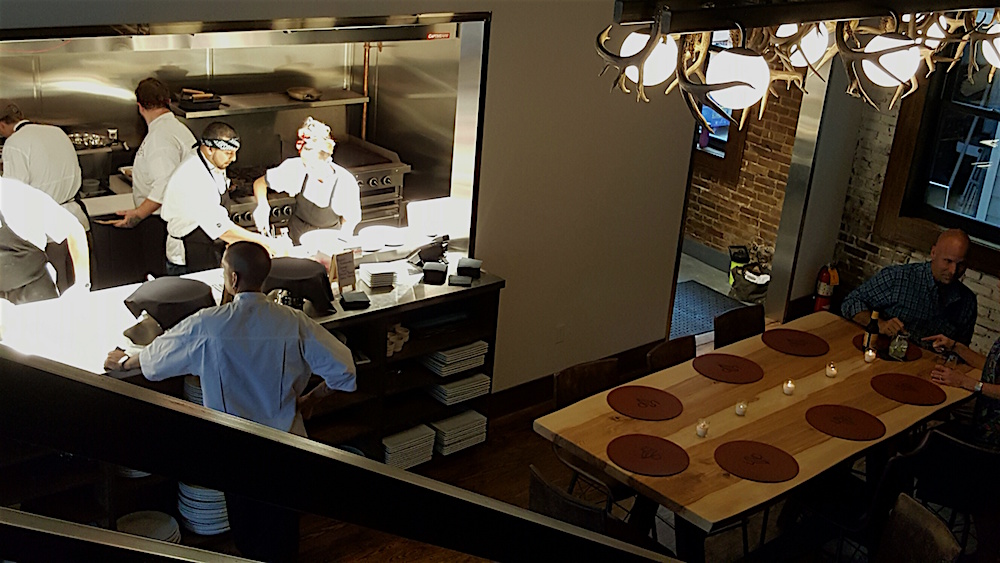 I was happy to see the Chef's Table set up near the kitchen!