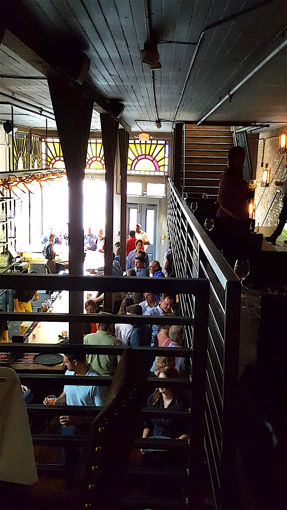Here's a view from the second floor.