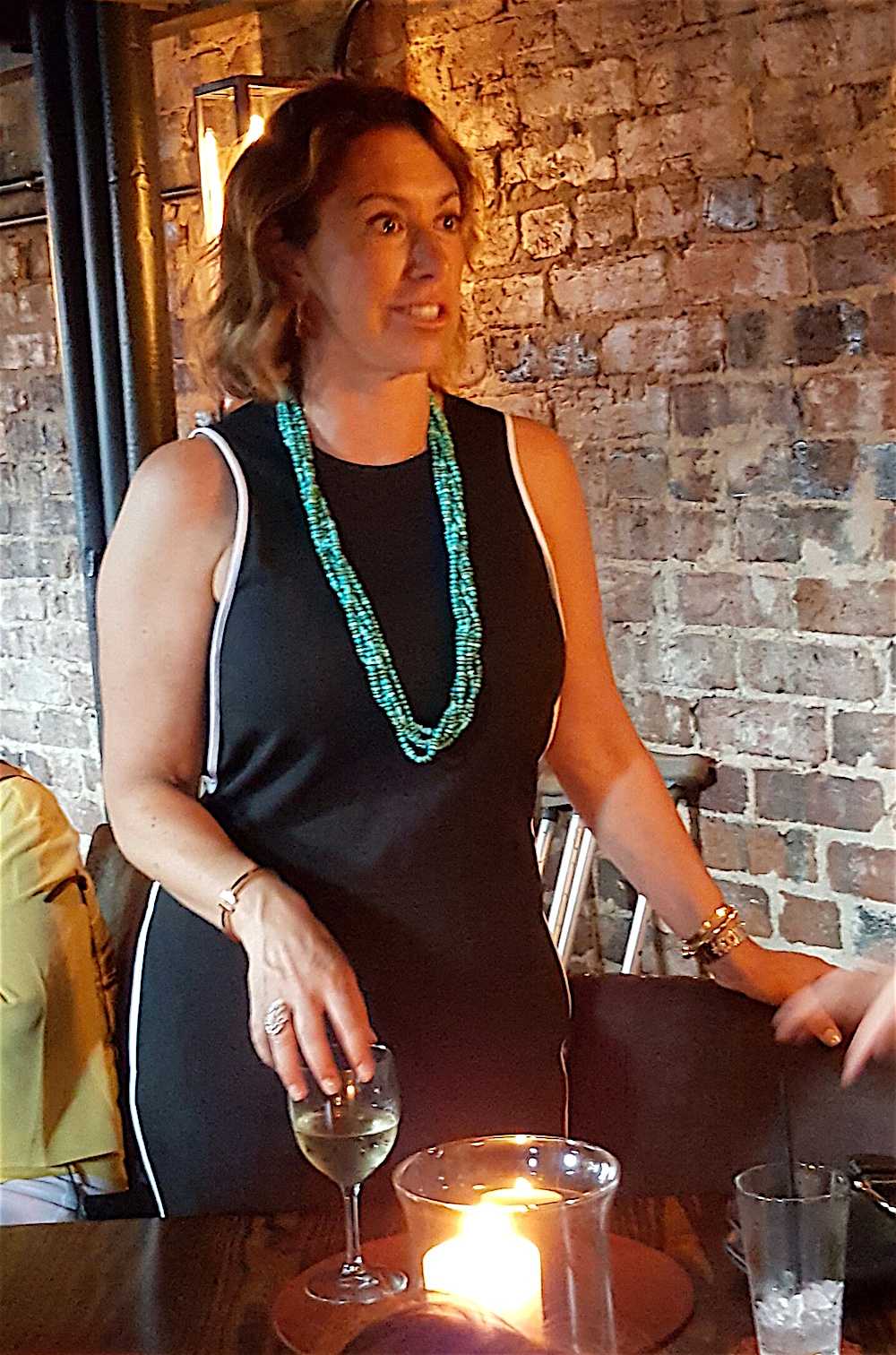 Chef Love's wife, Emilie Love.