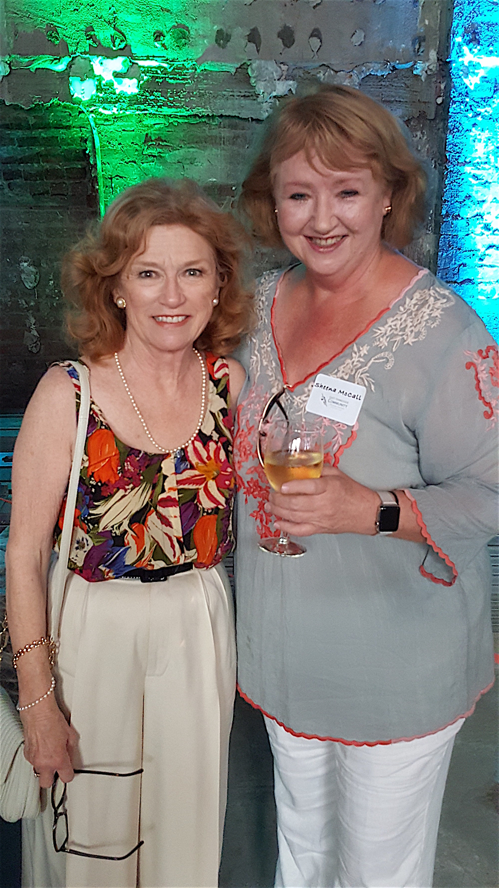 Barbara Apking, left, and Sheena McCall.
