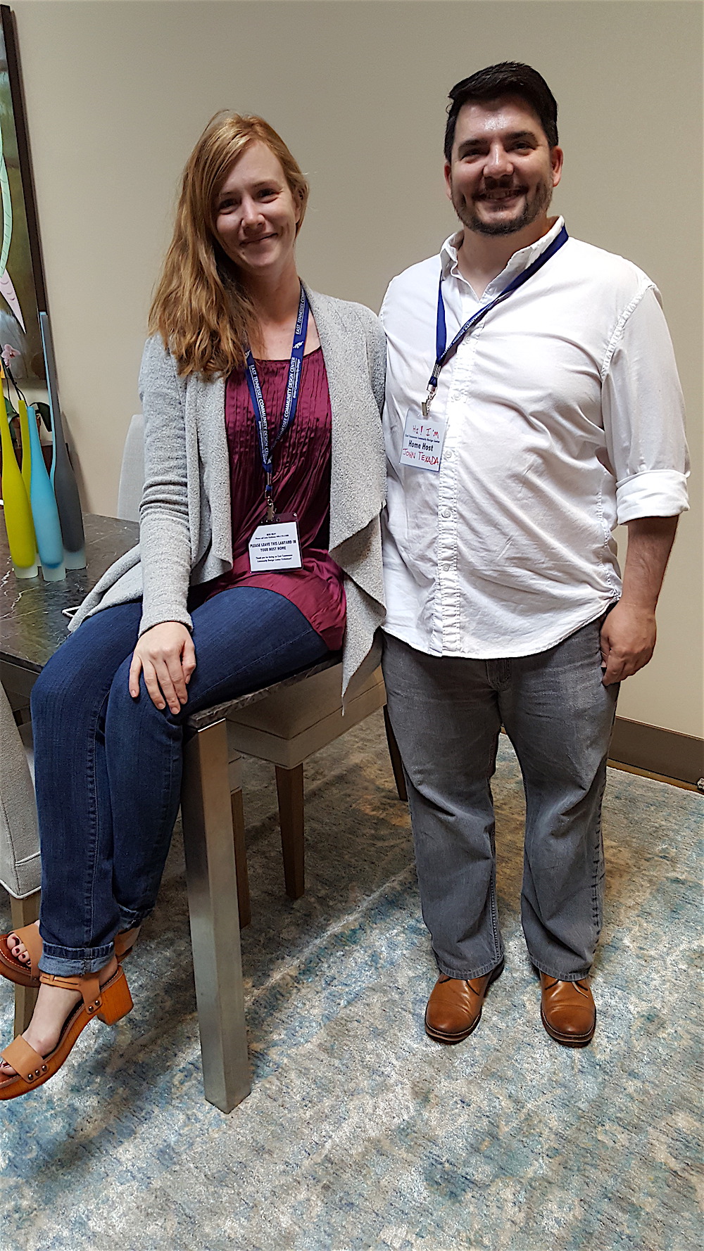 Julianna and John Texada are leasing the 2,200 square-foot 2-bedroom, 2-bath condo while they complete work on their own mixed use building at 16 Emory Place, where they ultimately will live.