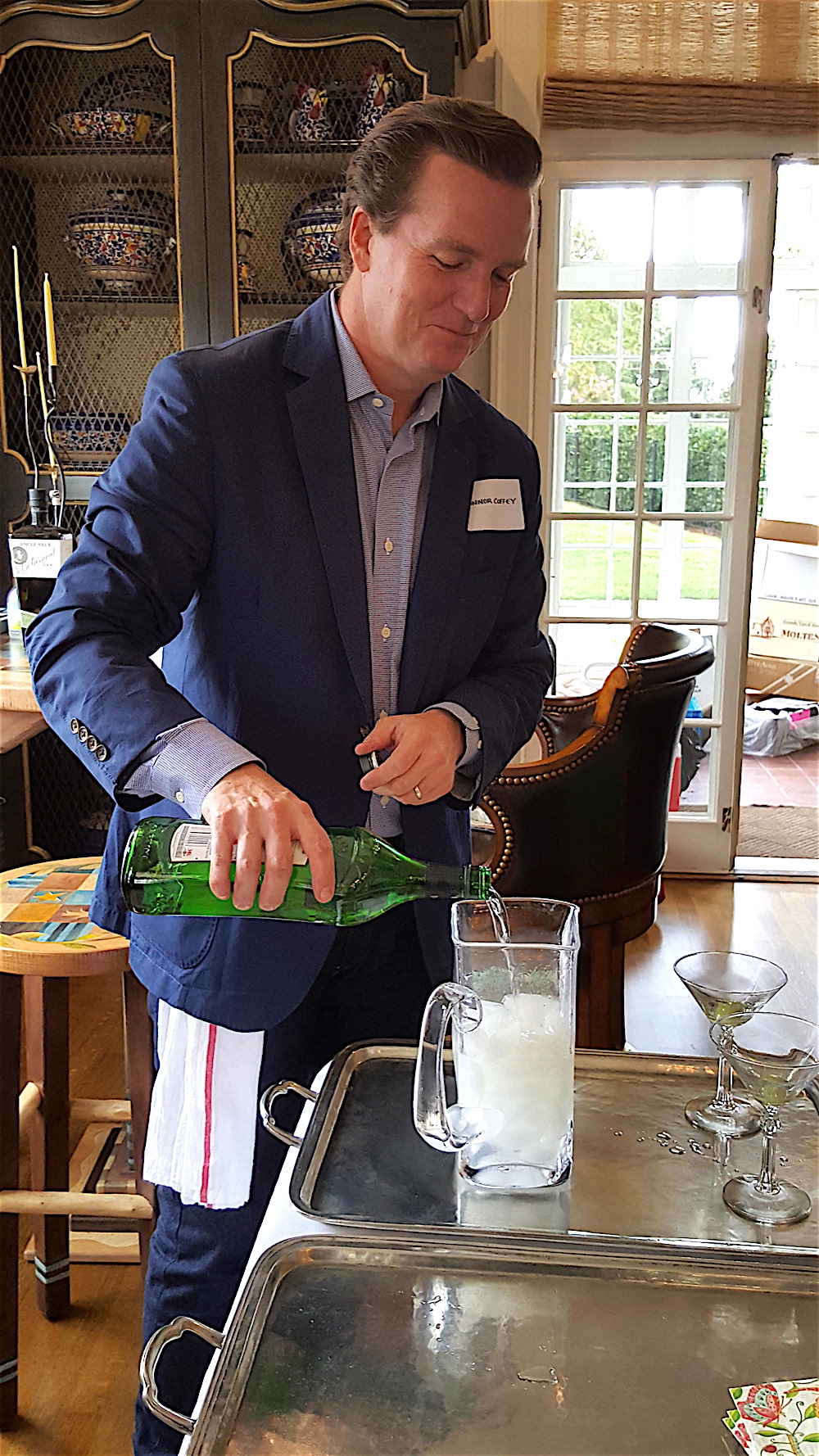 And Connor Coffey was preparing more of those martinis.