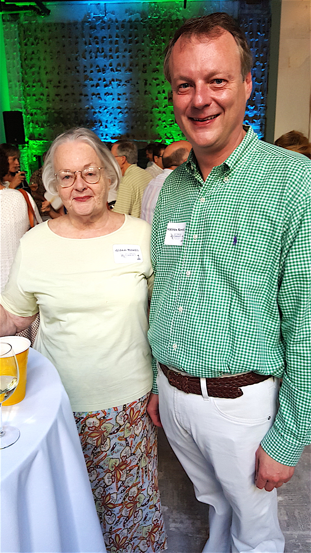 Nathan Rowell and his mom, Glenn Rowell.