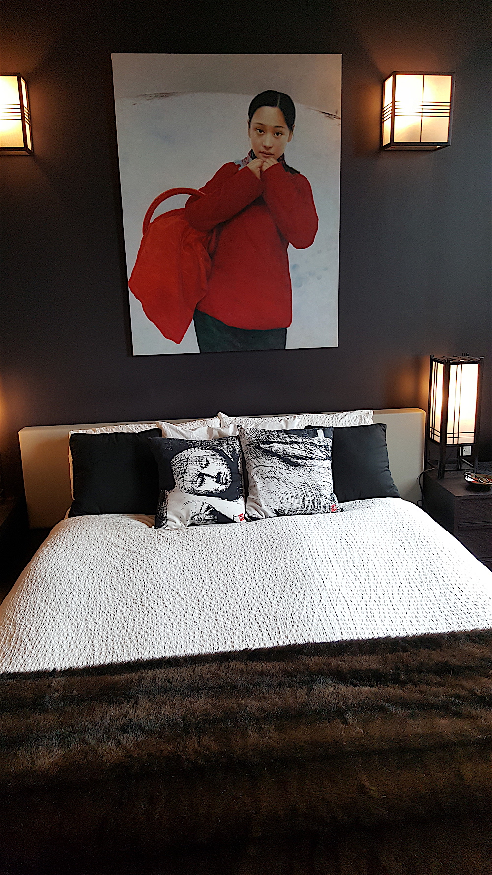 Stunning master bedroom.