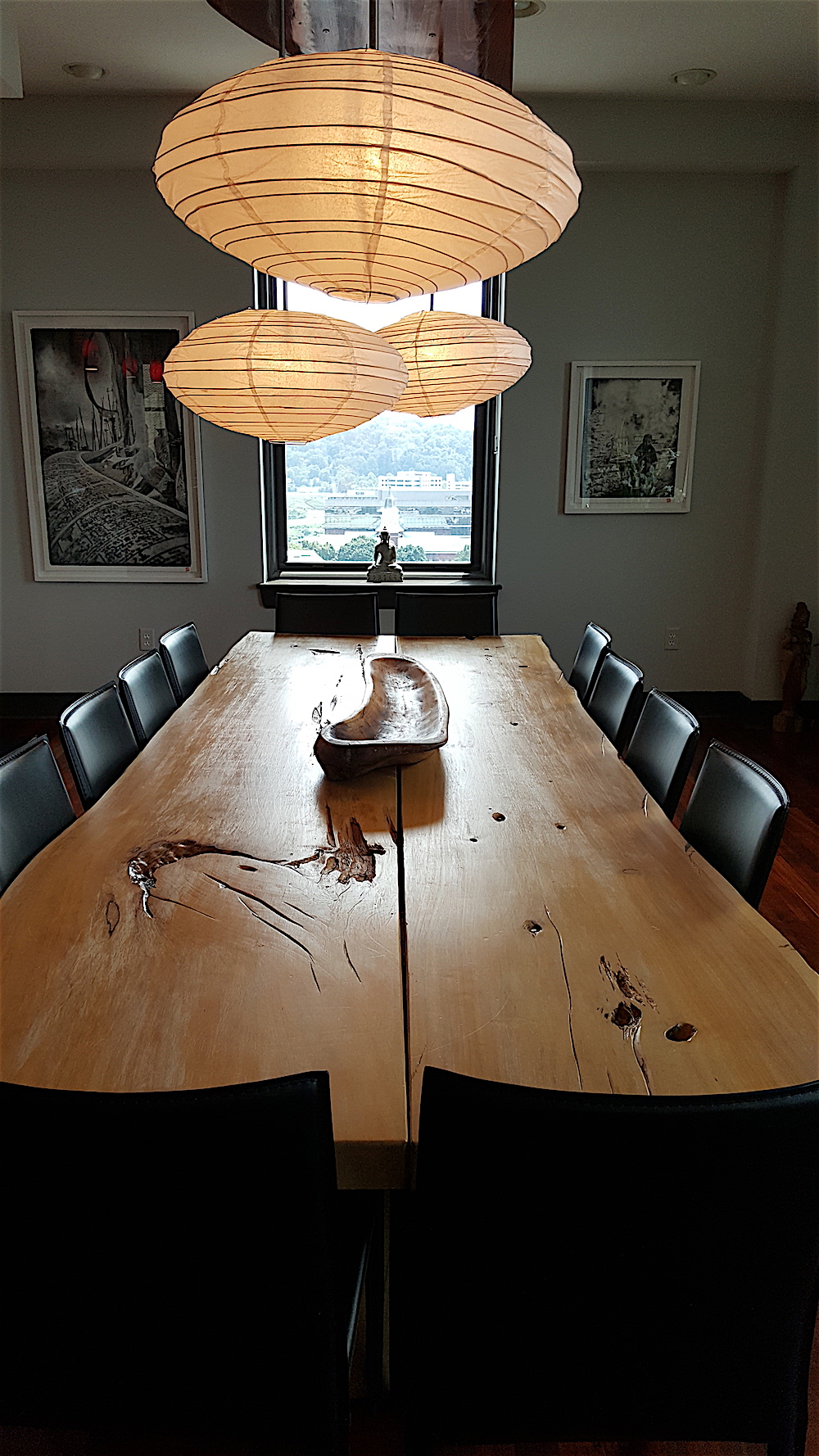 Very cool dining room table.