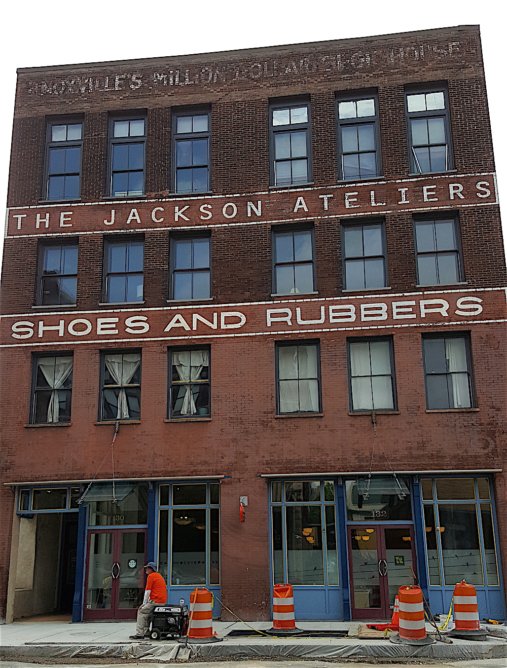 Next up was the condo of Angela Howard at Jackson Ateliers, 130 W. Jackson Avenue in the Old City.