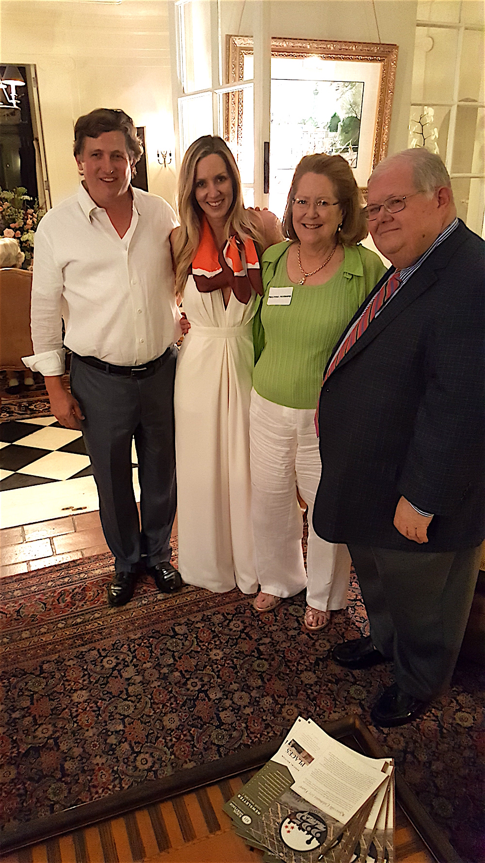 And here are John and Meg with our dinner companions Melissa and Tom McAdams.