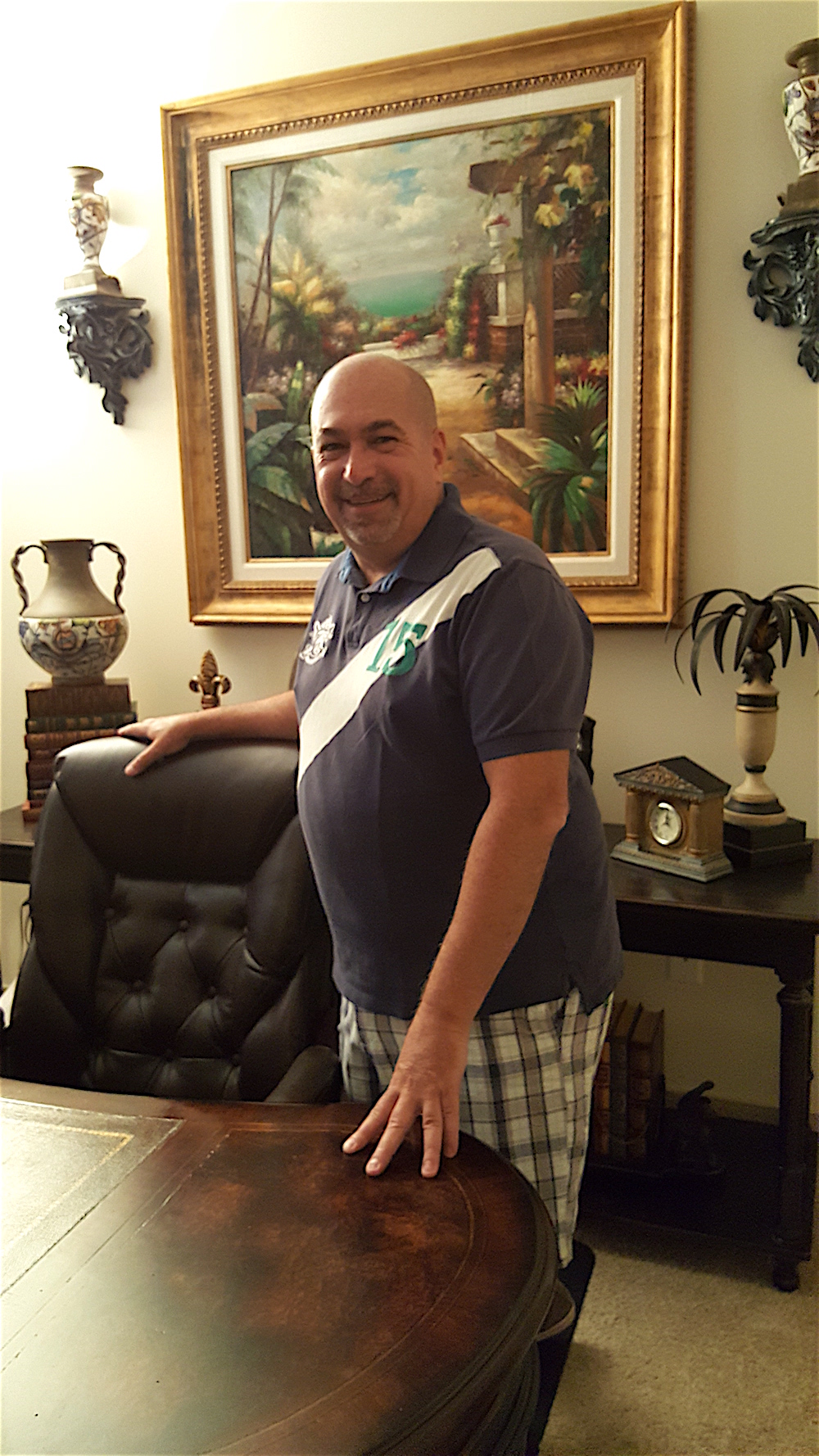 Roger Ricker is a friend of mine who has a beautiful -- and large -- house in the Westmoreland Hills neighborhood. He's rented a unit at Marble Alley to test out downtown living before deciding whether to sell his house.