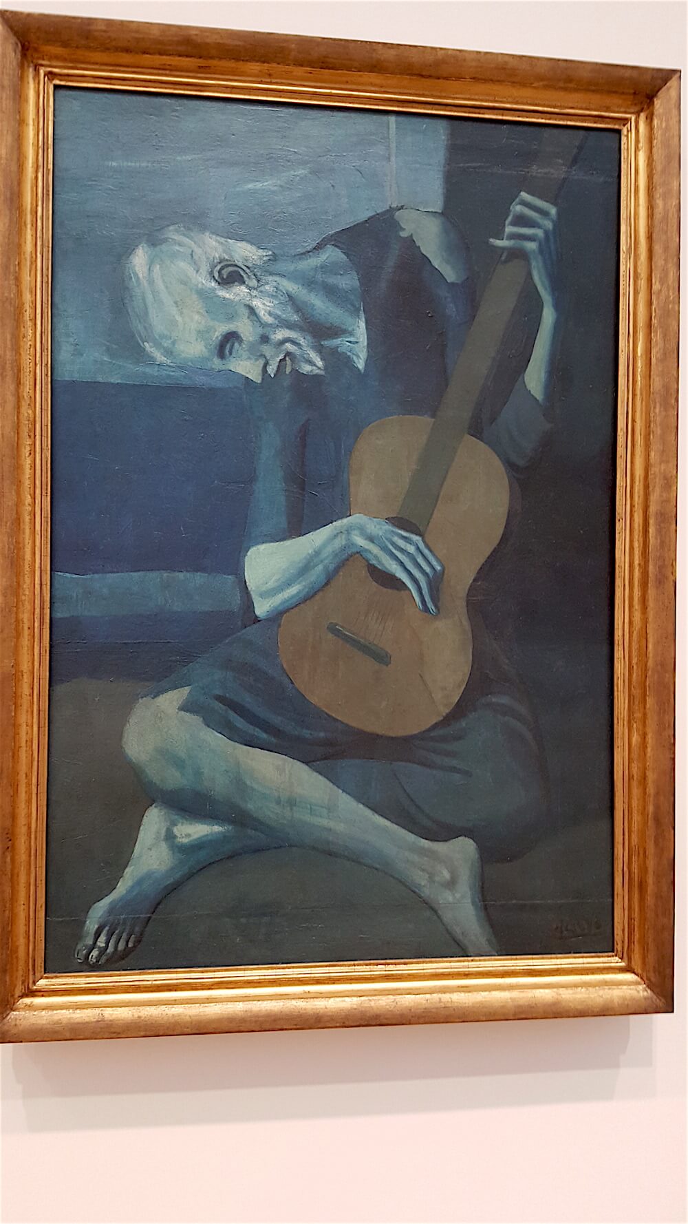 They had some Picassos, too. Like The Old Guitarist from 1904.