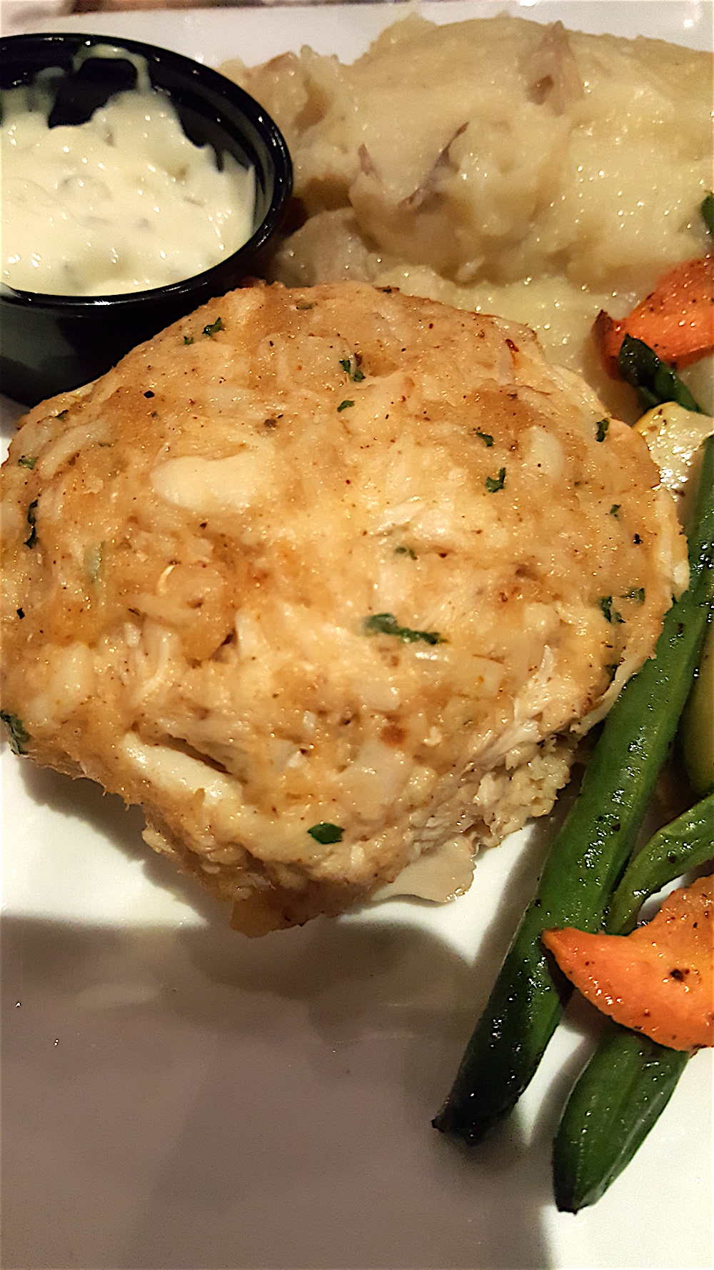 Here's my crab cake.