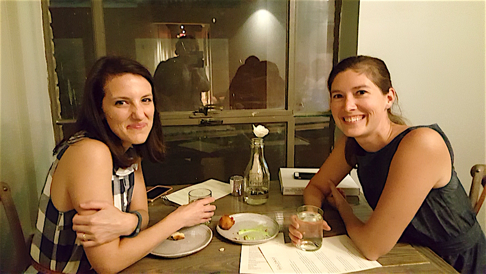 Ellie Moore, left, and Charlotte Tolley of Nourish Knoxville and the Market Square Famers' Market, respectively.