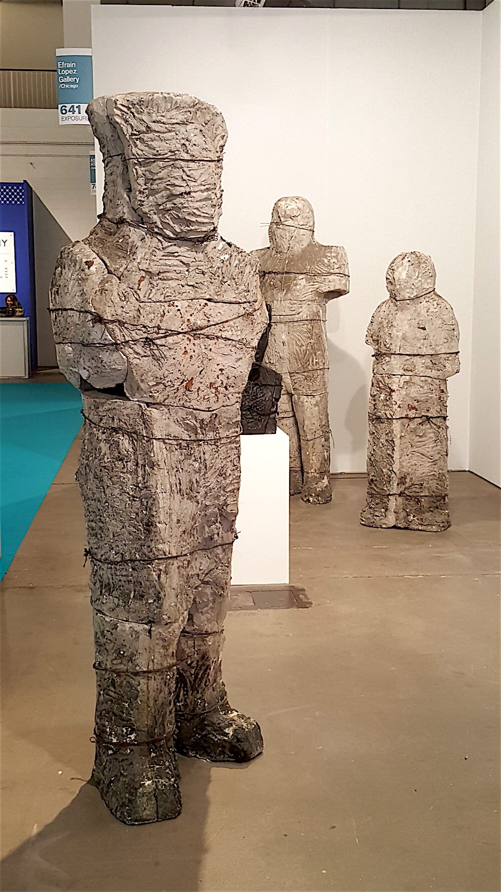 These menacing characters were from the Efrain Lopez Gallery in Chicago.