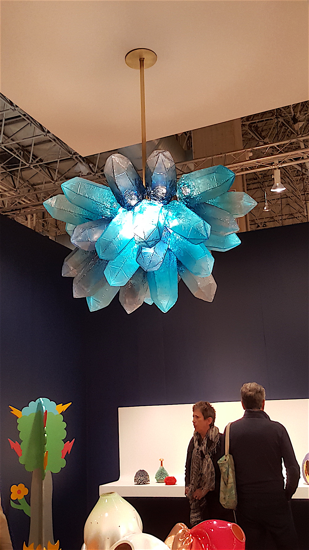 Loved this chandelier from R & Co in New York.