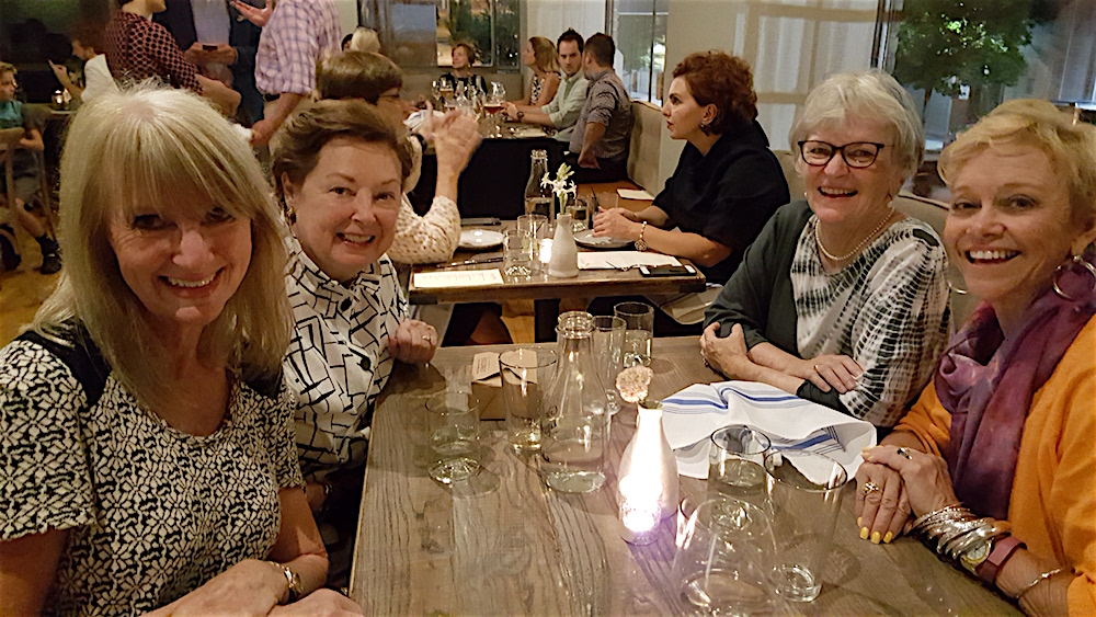 From left, Anne Avera, Maureen Hafford, Flossie McNabb and Pat Hardis. These ladies go back a long time together, they said.