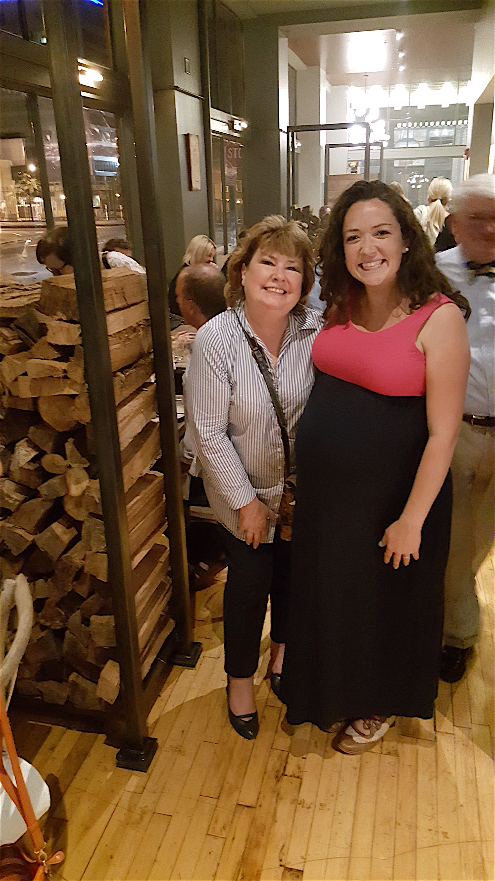 Speaking of Cruze Farm, here's Colleen Cruze Bhatti posing with me (at her insistence).