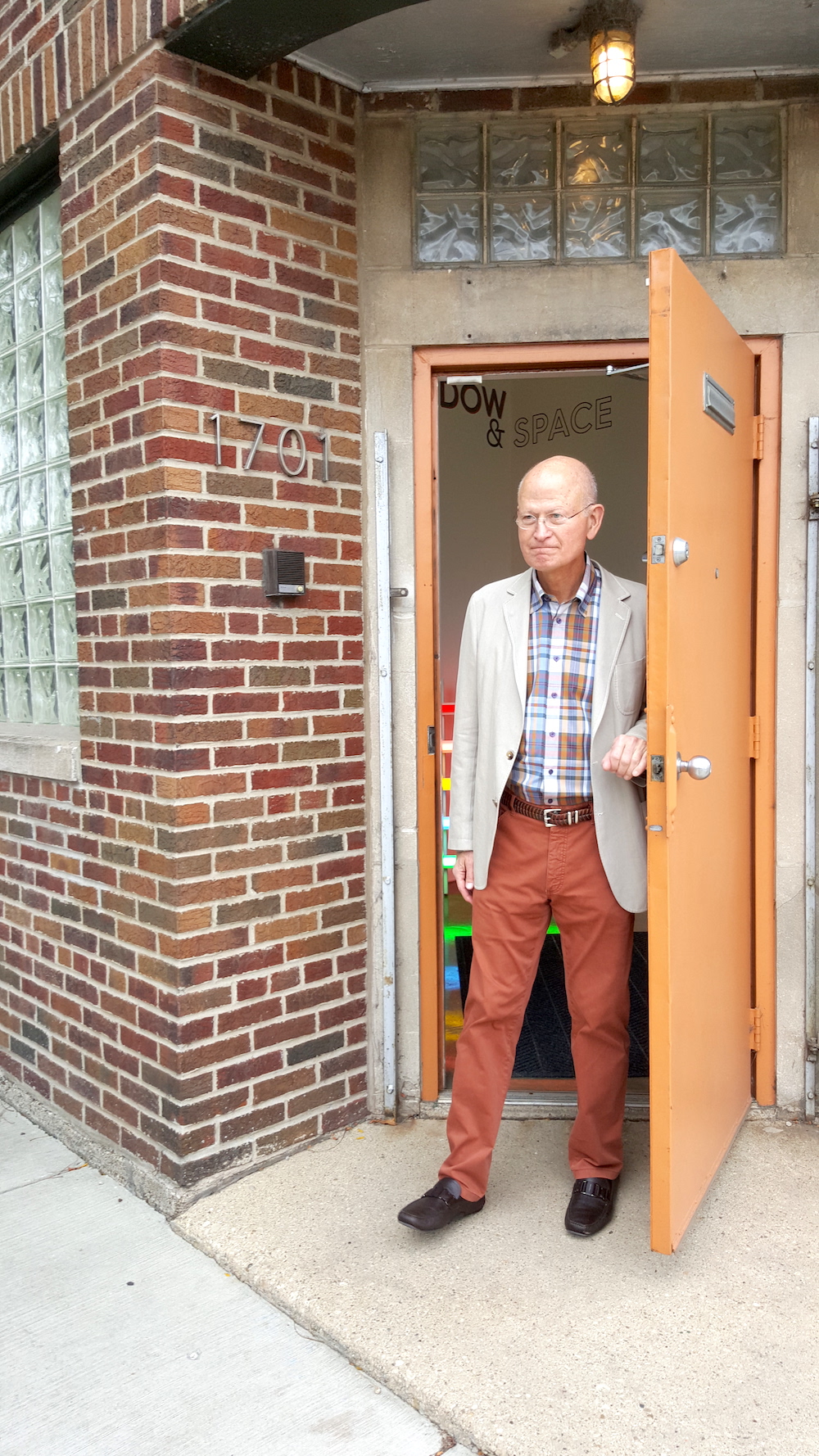 But we were ready to hit it again in the morning when we headed to a warehouse called The Orange Door. Proprietor Carl Thoma let us in.