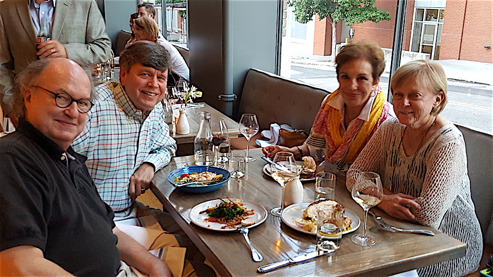 From left, Wayne Christensen, Bill Parsons, Terri Parsons and Sara Christensen.