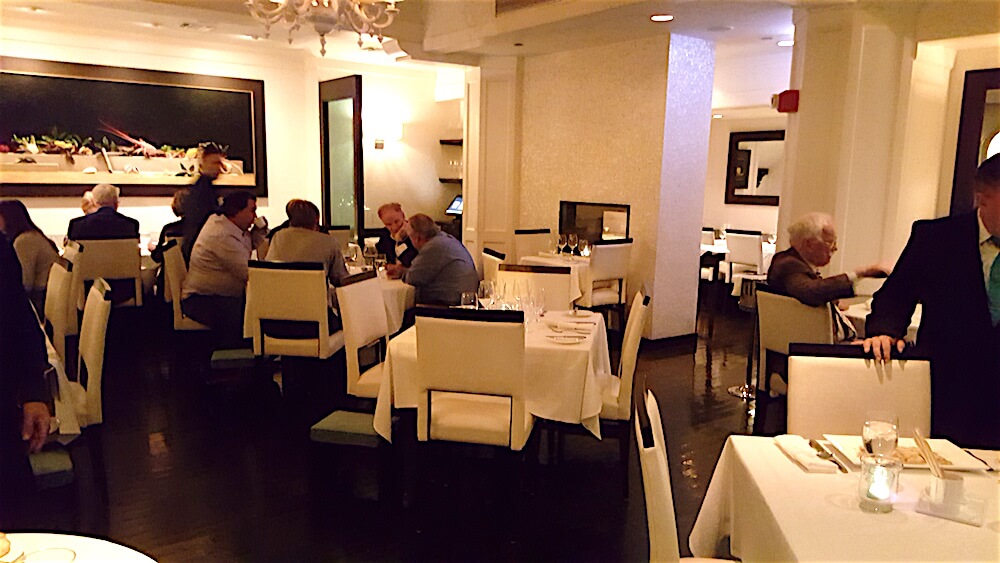 The Pelago interior is spare and elegant.