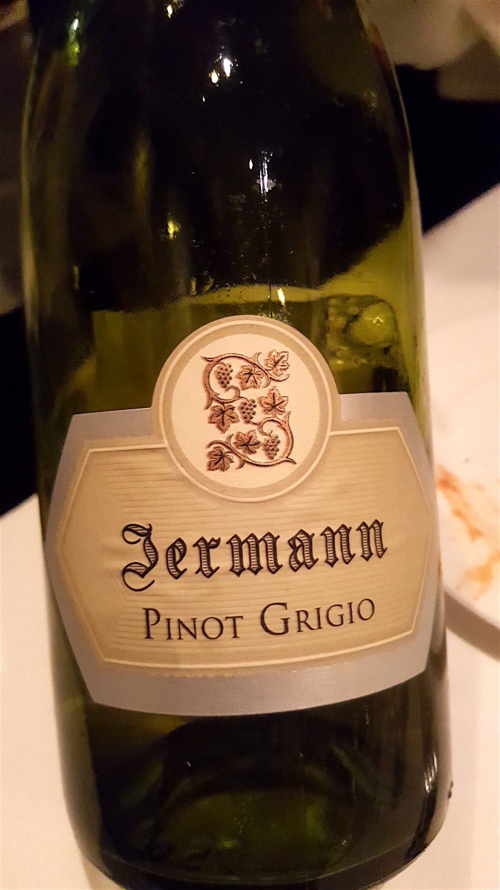 Here was the dinner drink of choice for Alan and me. I loved it and will try to find it in Knoxville. (If I can find it, It may replace my old standby.)