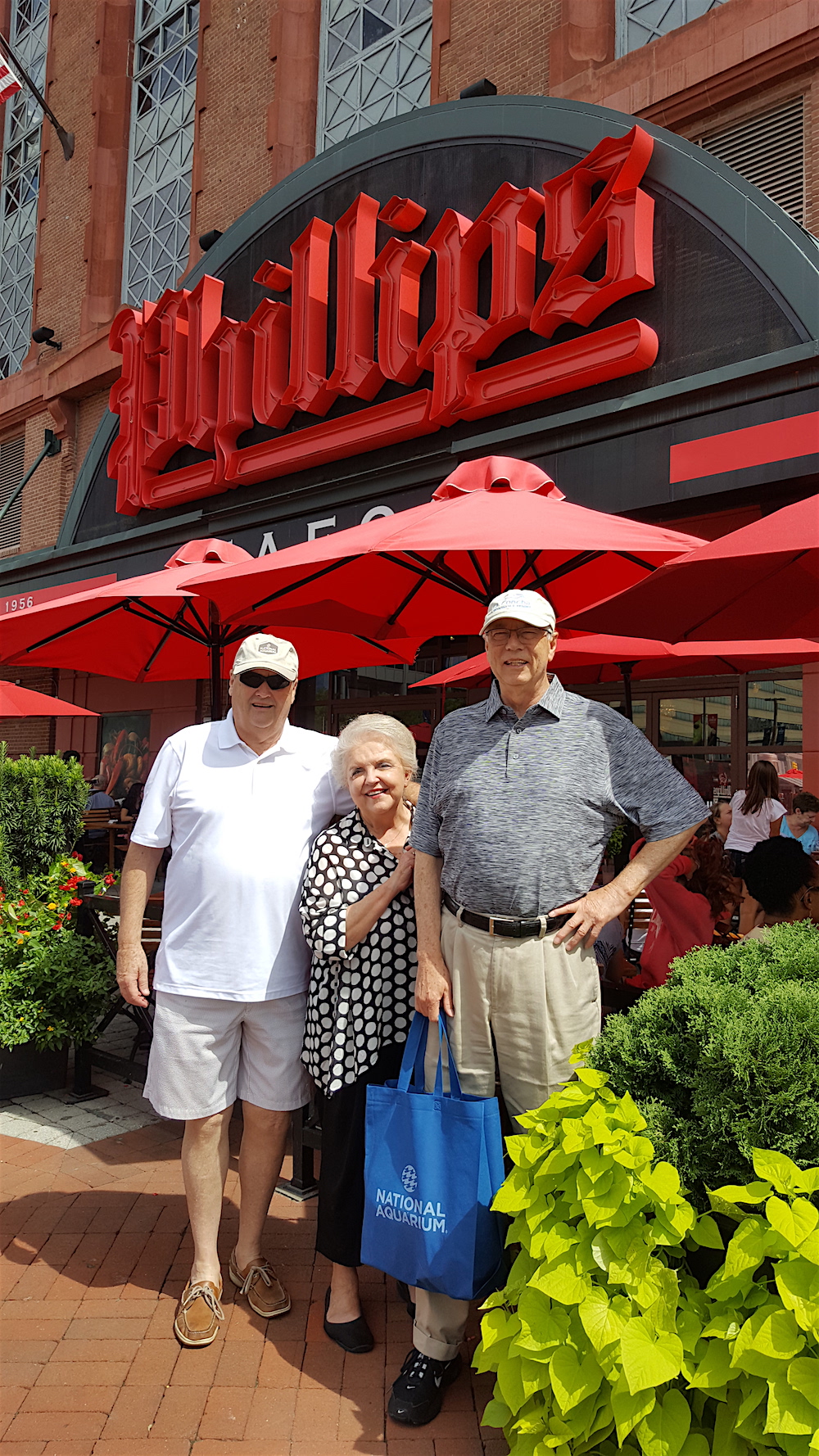 Phillips, located at Harborplace, is where we found the second best crab cakes of our trip.