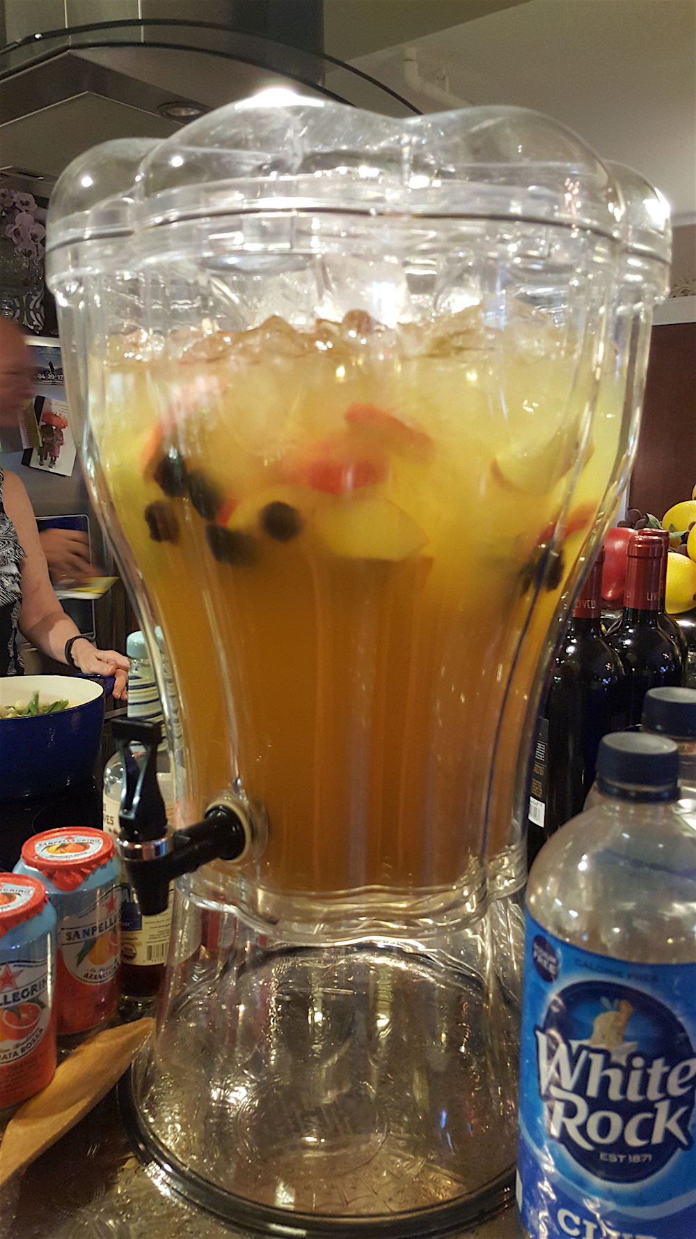 In the kitchen was the evening's signature cocktail created by Jeff and Tim. It's called "The Diva."