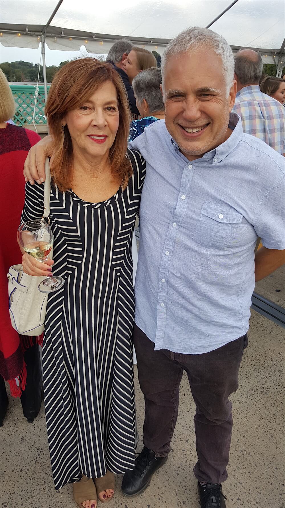 Birgitta Clark and husband Ashley Capps.