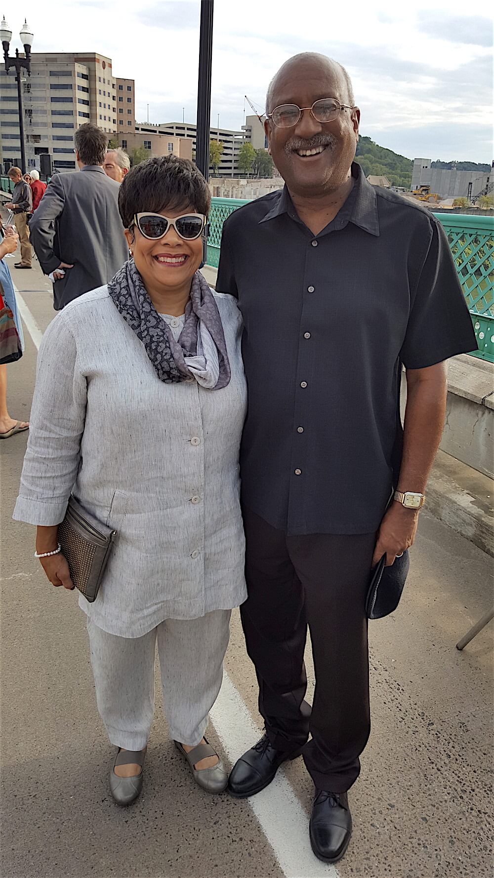 Former Knoxville mayor and current city councilman, Dan Brown, was there with his wife, Cathy.