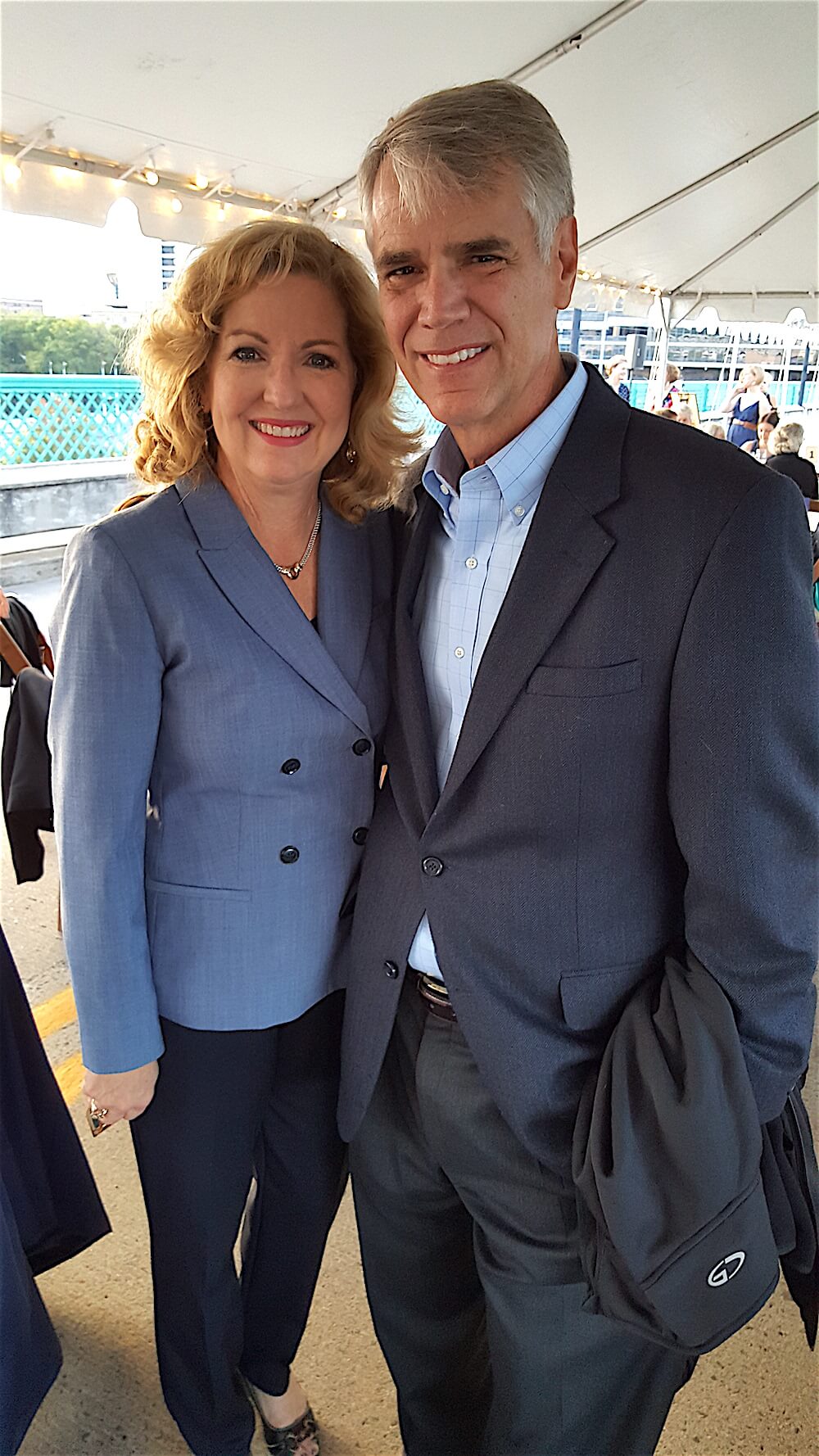 Chief Federal Judge Tom Varlan with his wife, Dani.