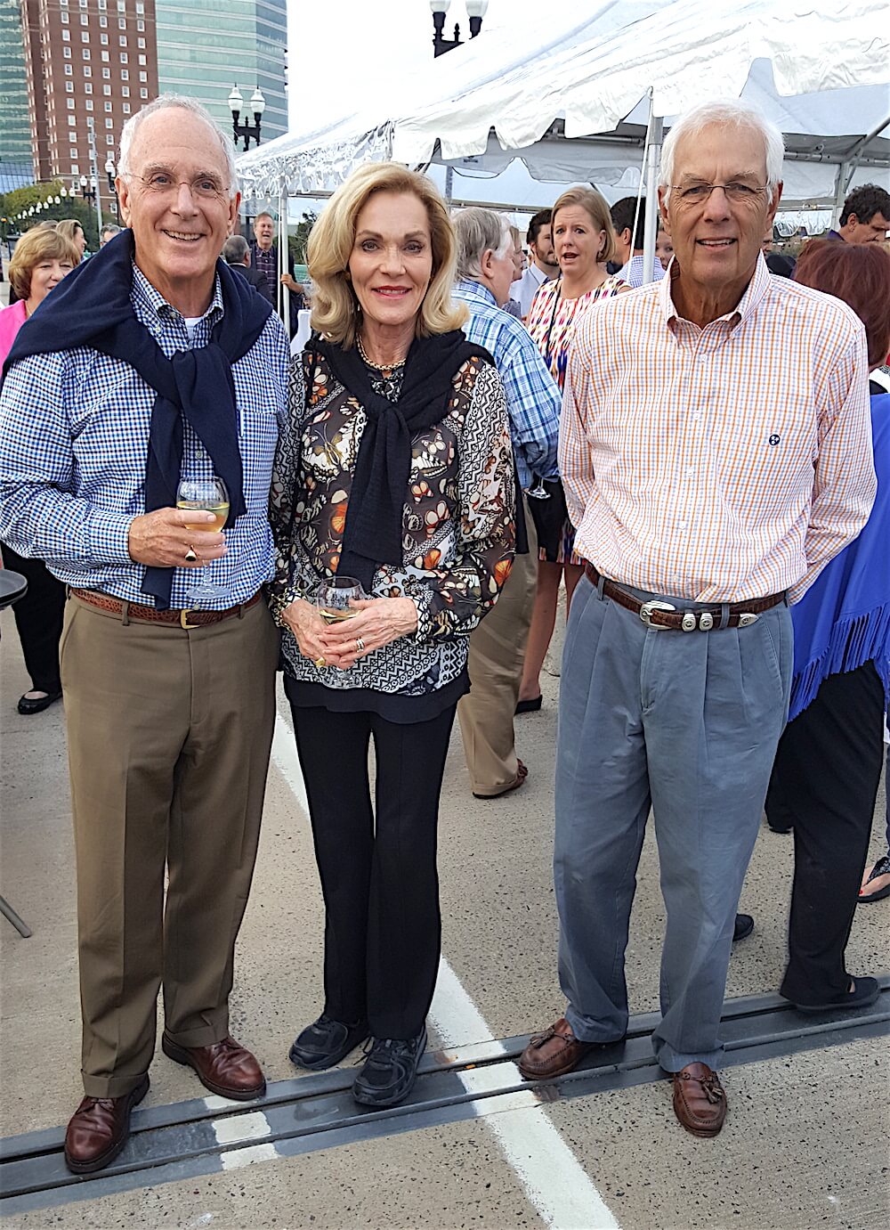 Jeff and Vicki Chapman with Jeff Lee, right.