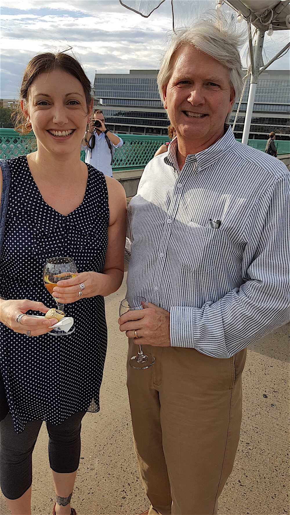 Kelly Hider and Bill May from Arrowmont.