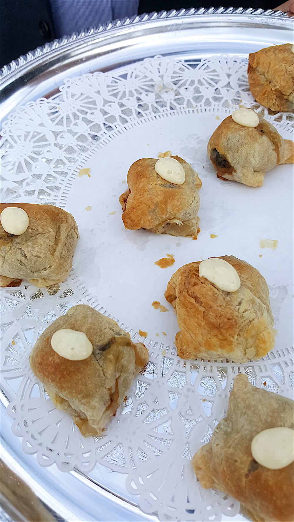 Mini beef Wellingtons.
