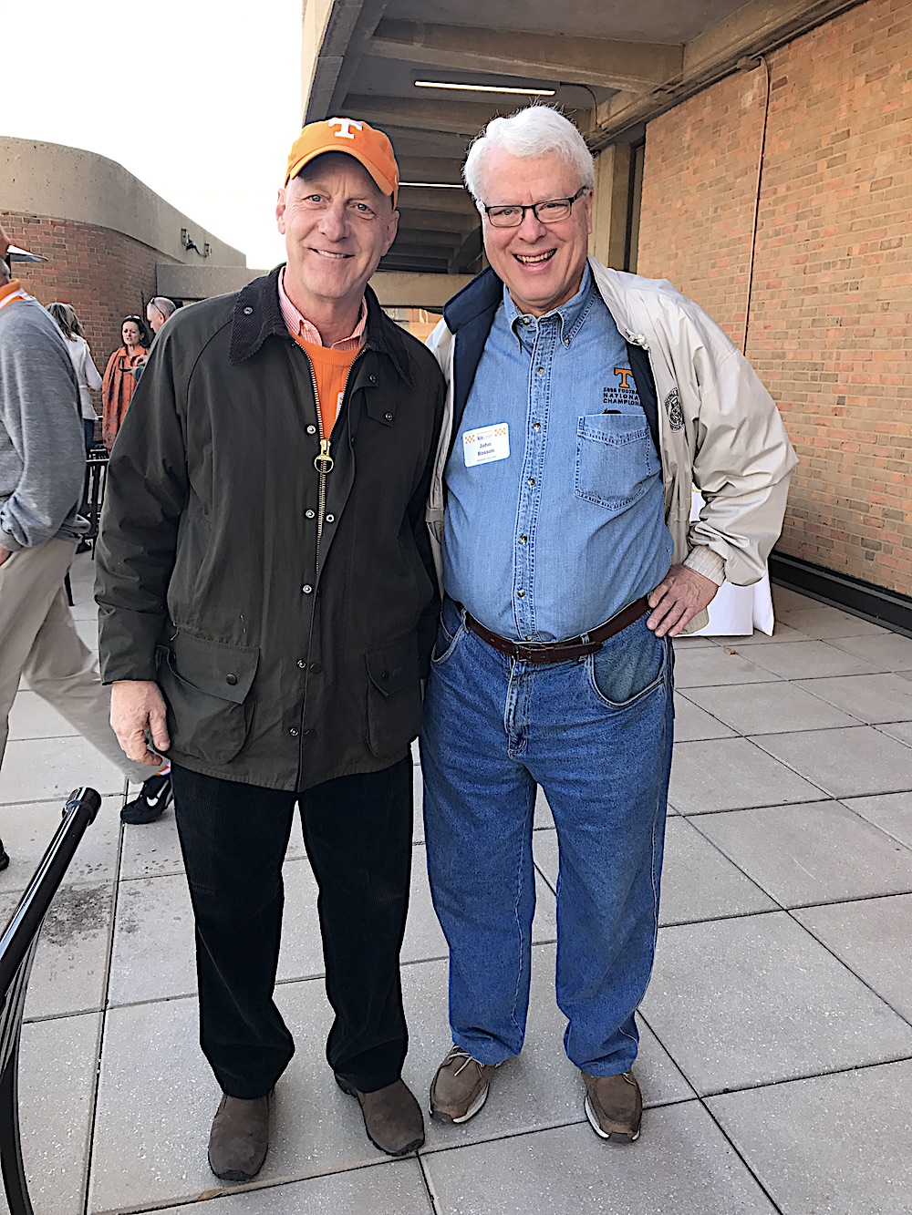 Bruce Hartmann, left, and Municipal Judge John Rosson.