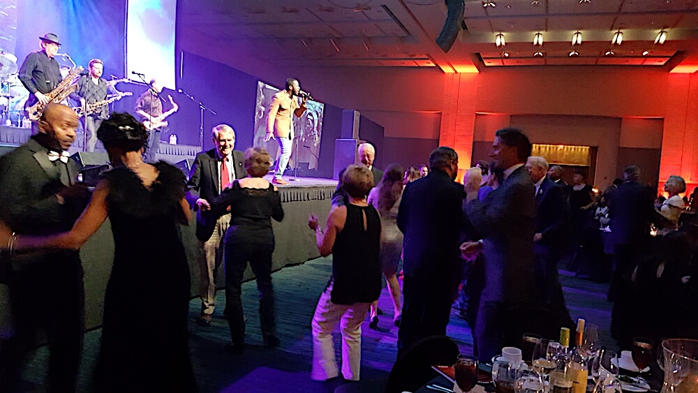 Folks were ready to dance.