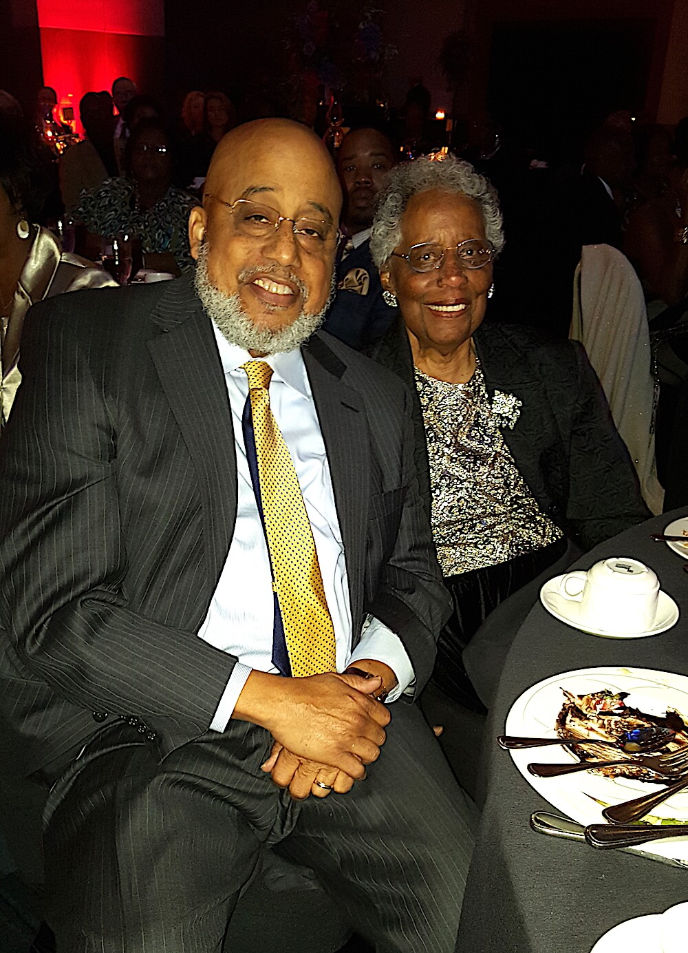 Edwina Harvey and her son, Brian.
