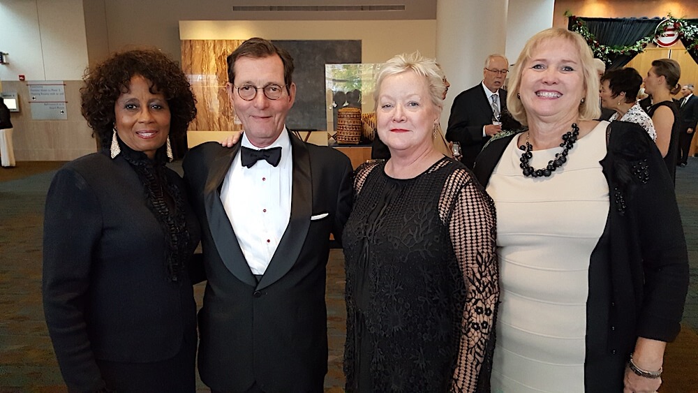 From left, Urban League board member Gwen Brown, Peter Acly, Ellen Robinson and state Sen. Becky Massey.