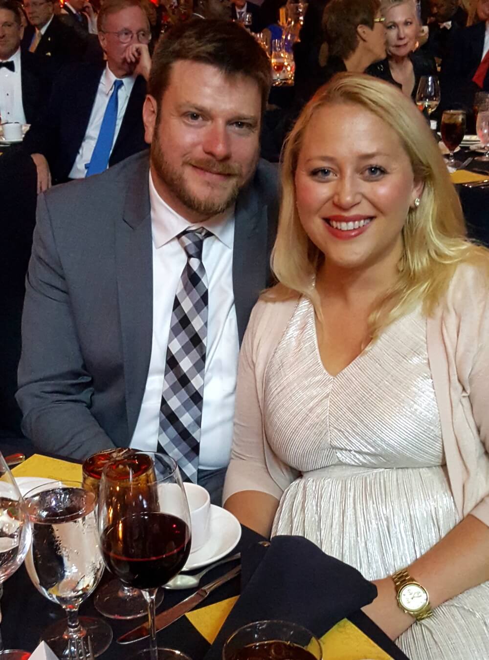 Moxley Carmichael's Lauren Miller and hubby, John.