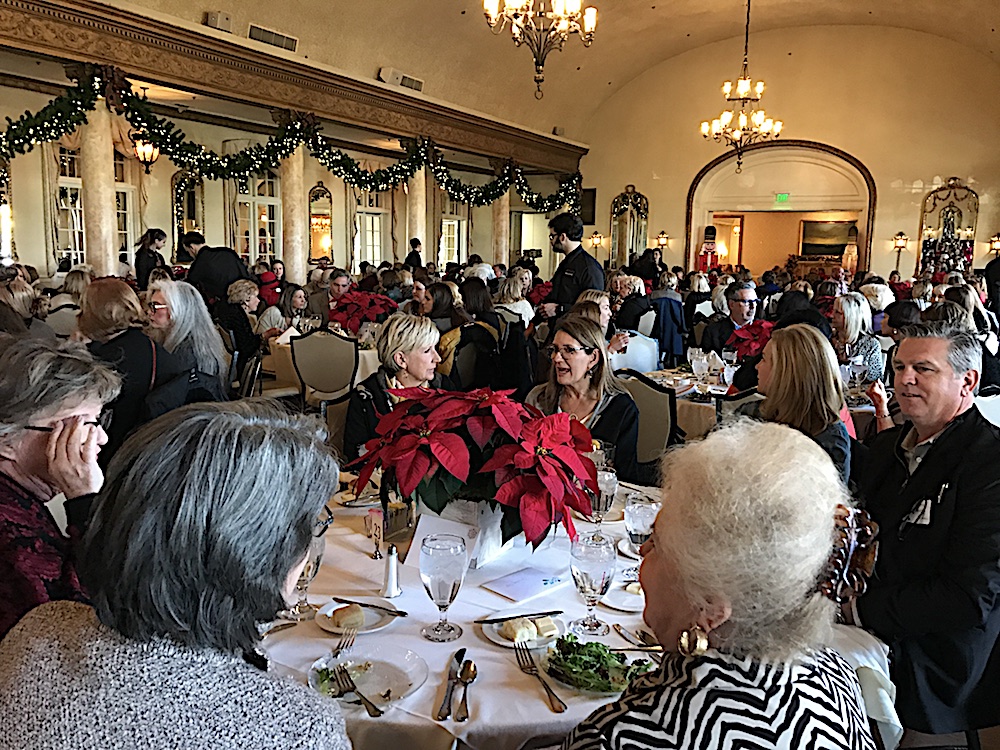 I don't think you could have shoe-horned another table in to the ballroom at Cherokee Country Club for lunch.