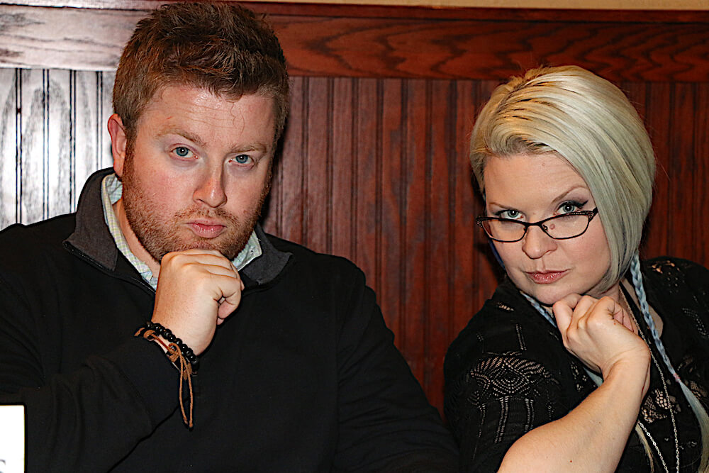 John and Jessica posing. (Photo by Pam Rhoades)