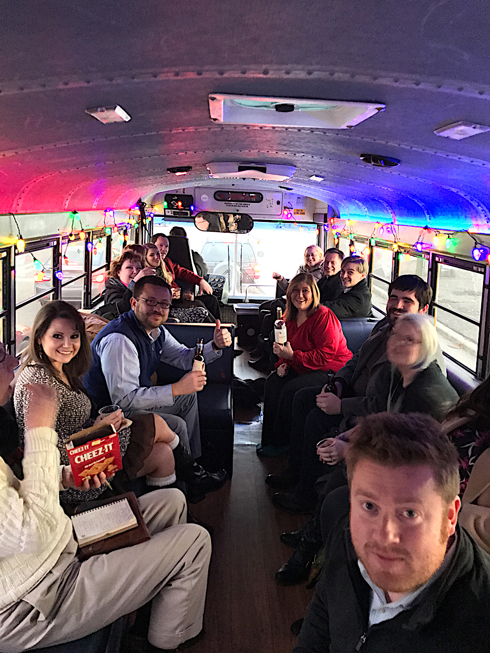 The wheels of the bus go round and round! (Photo by Pam Rhoades)