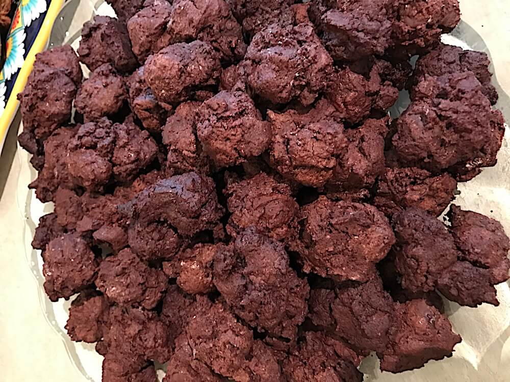 Margie Nichols' cookies were called Mudslide Cookies. They were the deepest, darkest chocolate. I loved them.