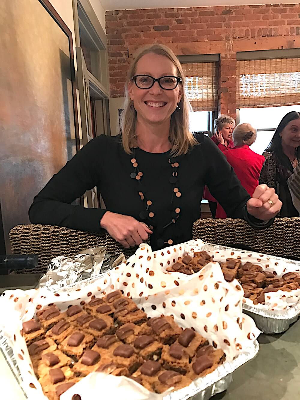 Sara Hedstrom Pinnell's cookies reminded me of Heath bars. Yum.