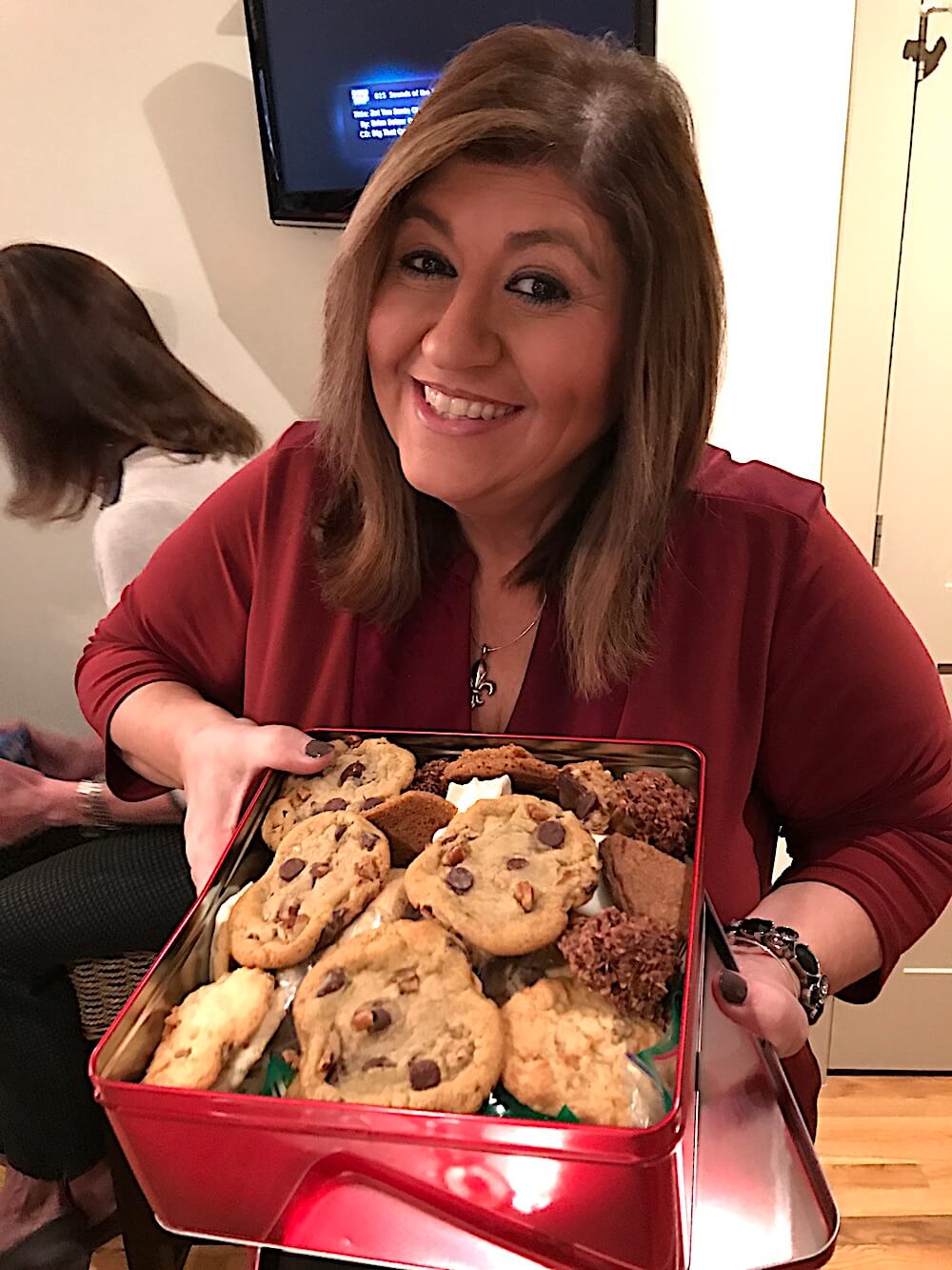 Shaun seemed pleased by her assortment.
