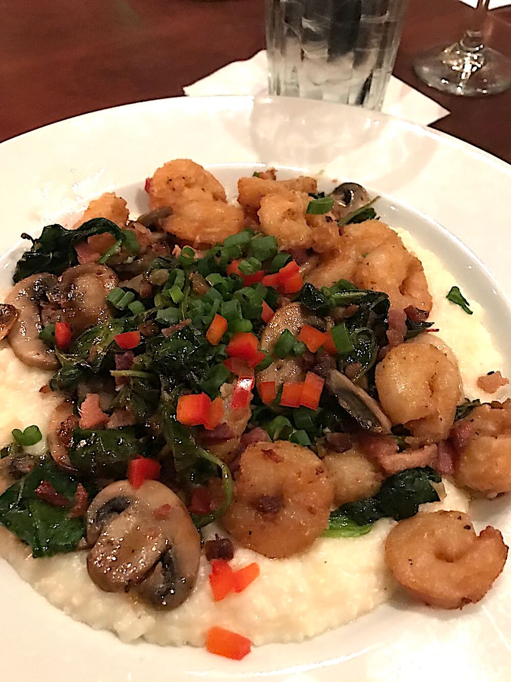 Lauren Miller, our director of client services, had shrimp and grits.