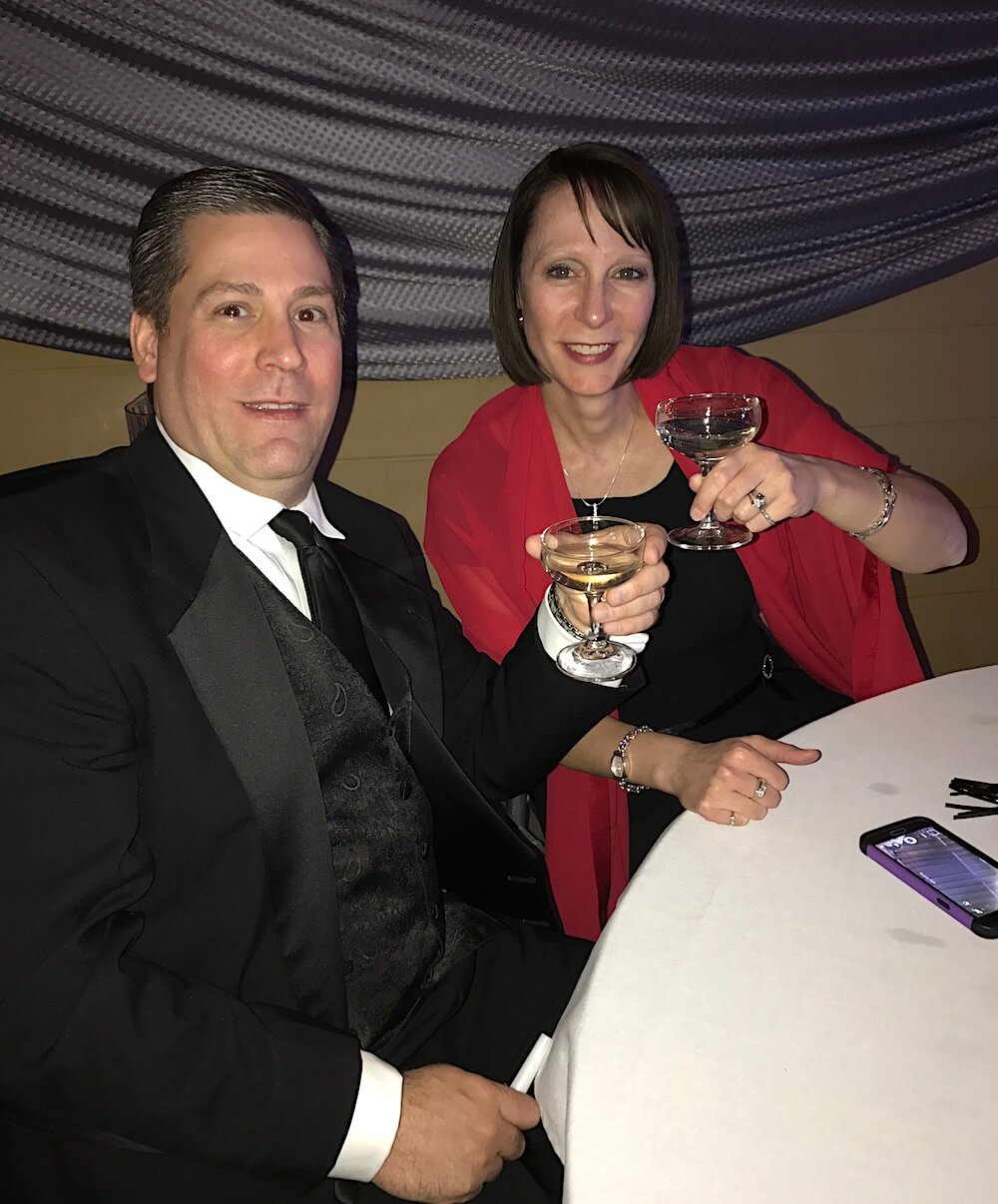 Happy New Year to our dinner companions, Terry and Rachel Ford!