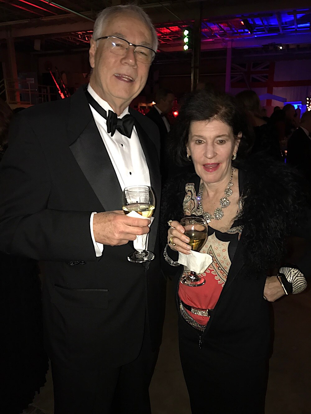 Alan was catching up with Susan Seymour.