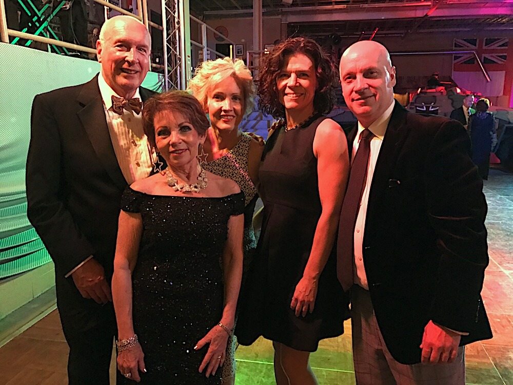 From left, Richard Bryan, Bette Bryan, Dr. Susan Newman, Dr. Laura Findeiss and Rick Giecek.